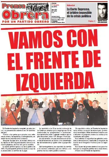 Lozano, Marea Popular y el decreto de Macri