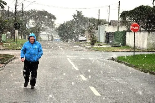 nieve, granizo y neblina (frio) donde menos te imaginas