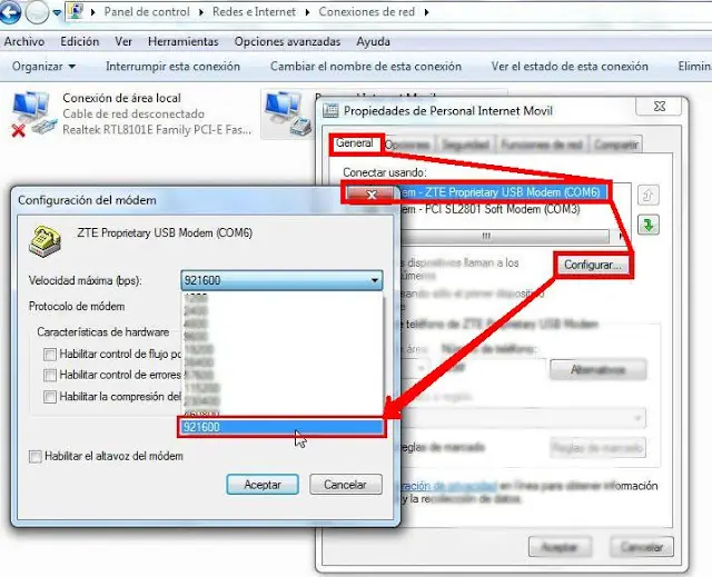 modem usb rapido