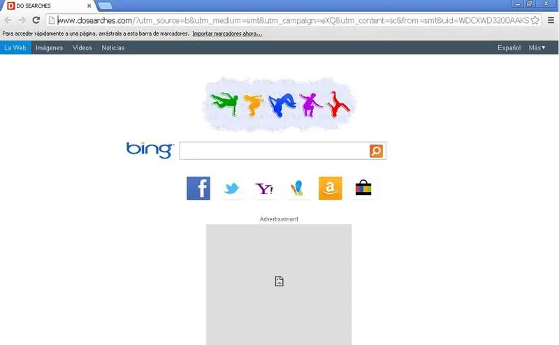 Eliminar "dosearches" de chrome