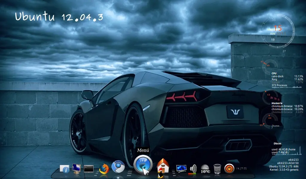 Gnome 3 mas Compiz en Ubuntu 12.04.3