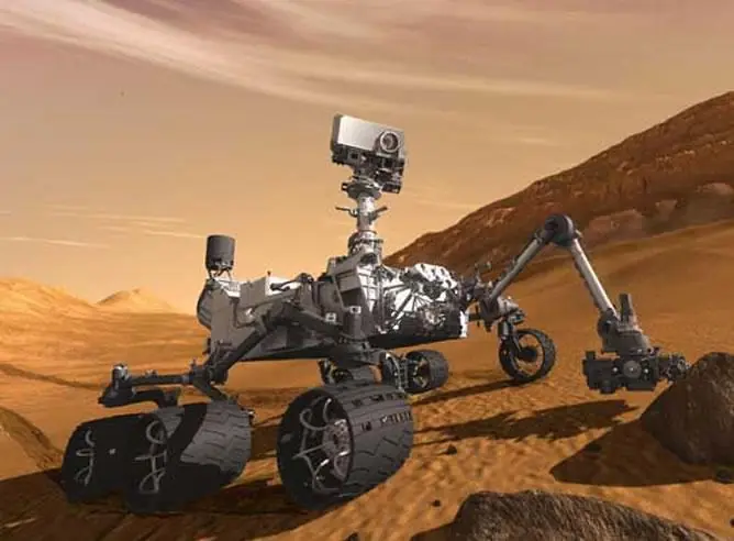 Curiosity, el megavehiculo de explorador marciano