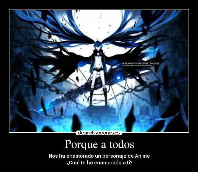 Entra si te enamoraste de un personaje de Anime (Otakus)