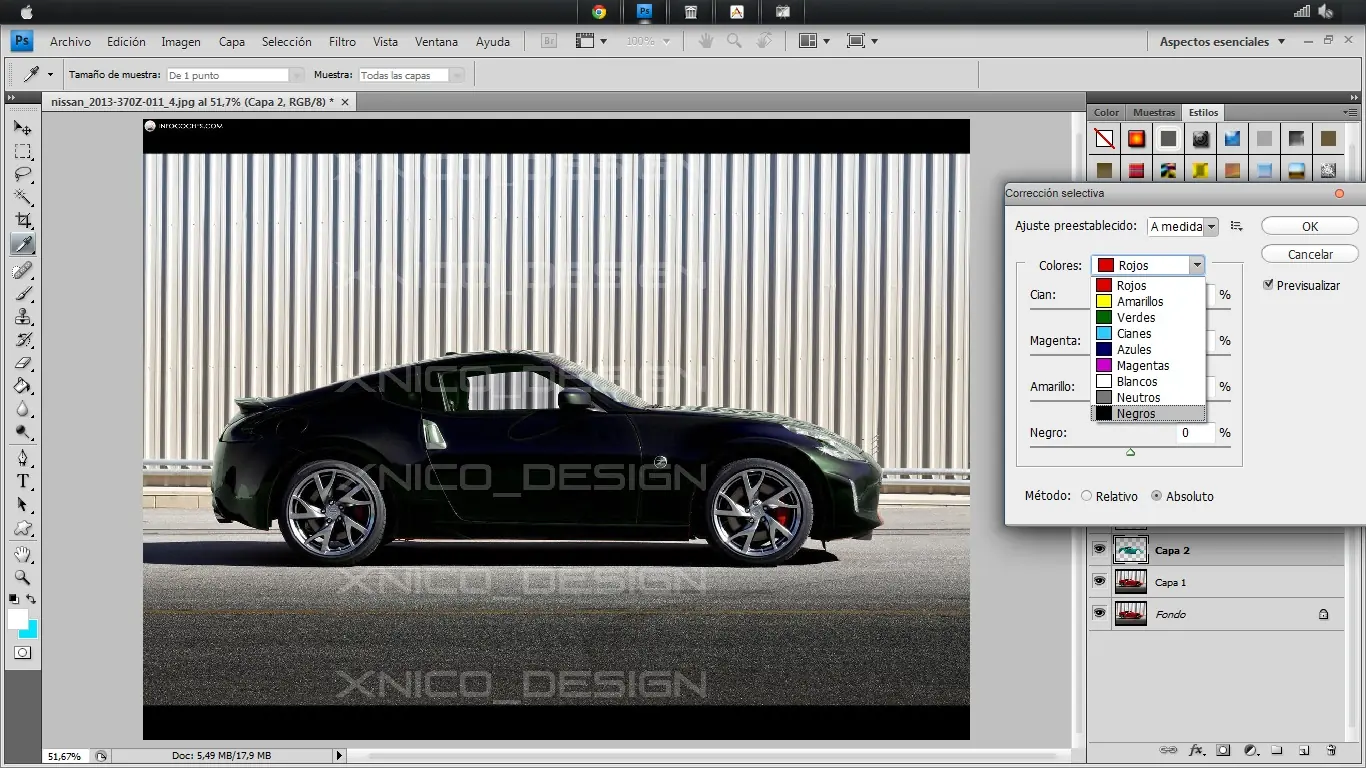 [Tutorial] Como cambiar el color de un auto en photoshop .
