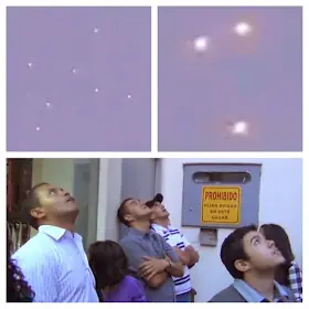 Masivo avistamiento OVNI en Colombia