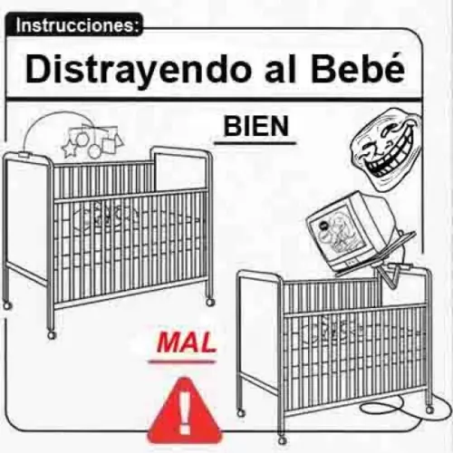Cómo criar a un bebé... en memes