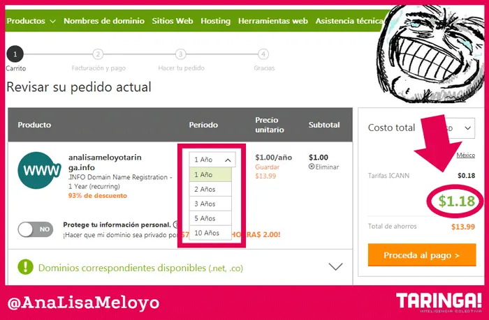 [Truco] Dominios Por 1 Dolar