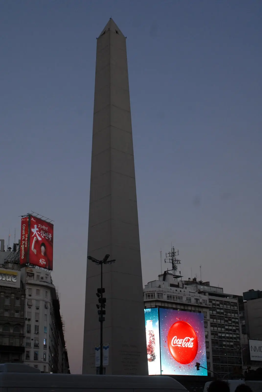 Volvió la Megapantalla de Coca en Buenos Aires.