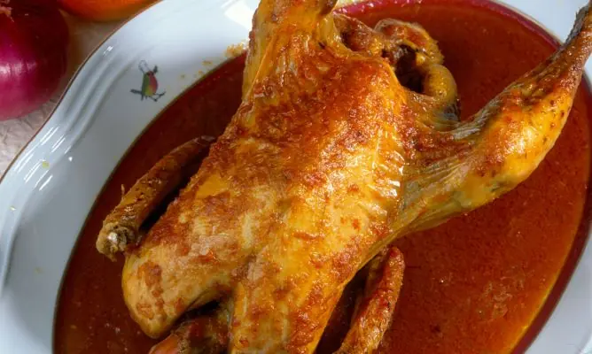 Pollo a la naranja...