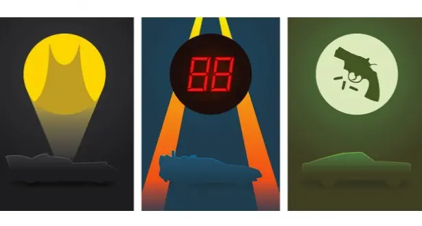 5 pósters de autos clásicos del cine