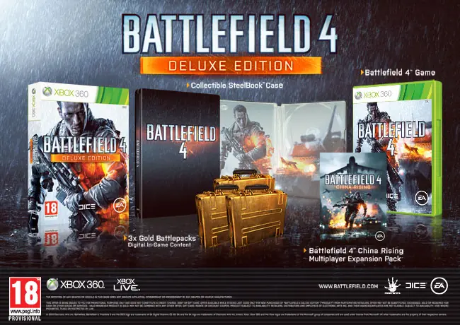 Battlefield 4 ocupará 14 GB de espacio en la Xbox 360