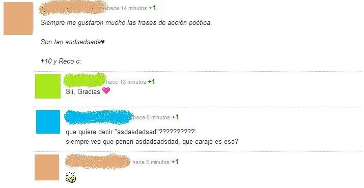 comentarios