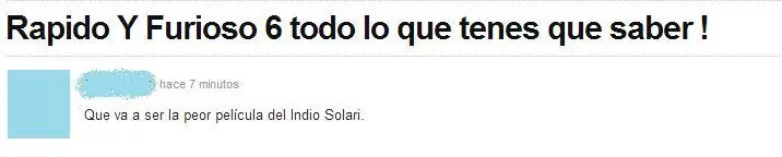Comentarios en Taringa!