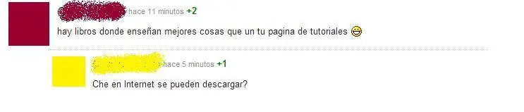 Comentarios en Taringa!