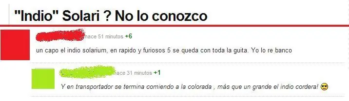 Comentarios en Taringa!