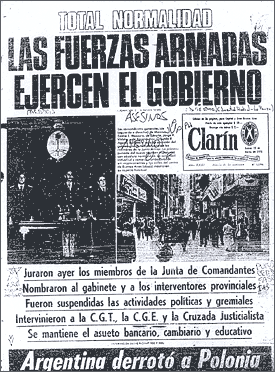 Medios de comunicacion y dictadura militar Argentina.