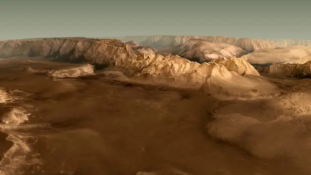 Astrónomos reconstruyen un vuelo sobre Marte