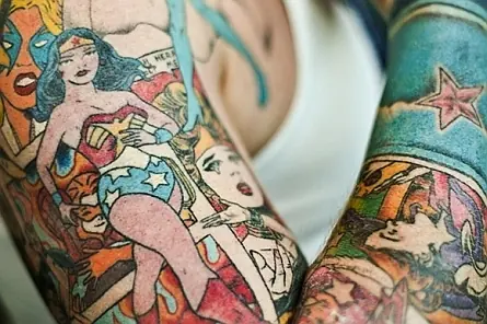 tatuajes de superhéroes, villanos y antagonistas