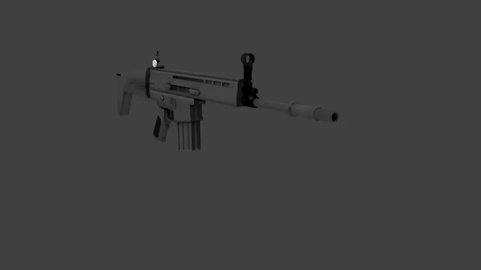FN scarl 3d lowpoly