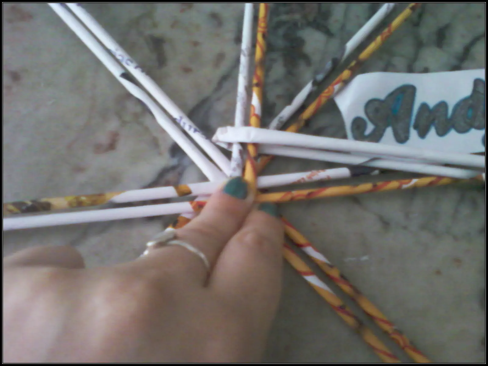 Cesta de papel Reciclado (Propio)