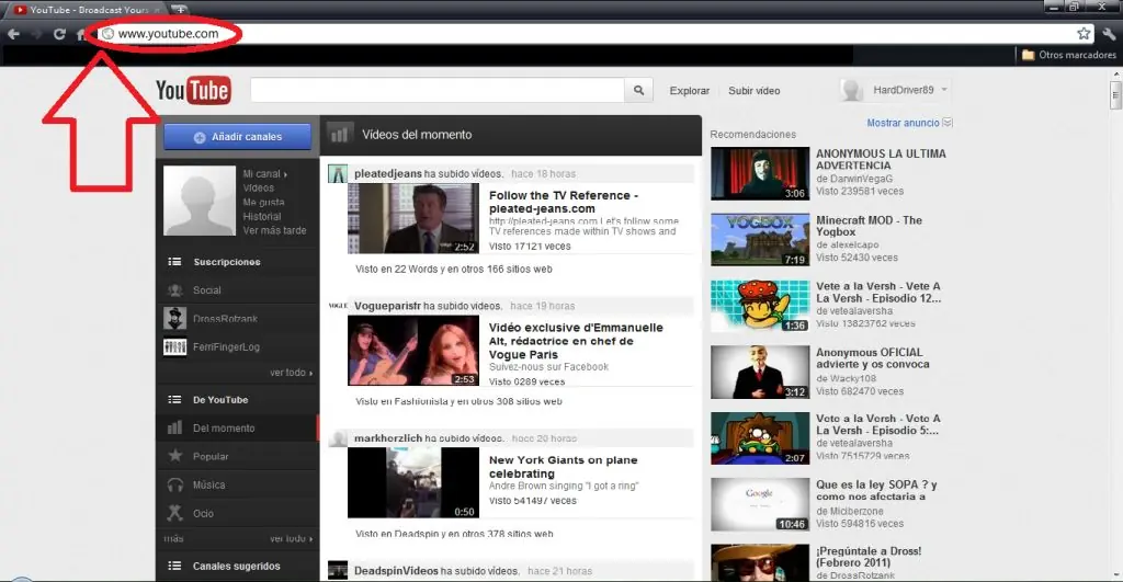 bajar videos