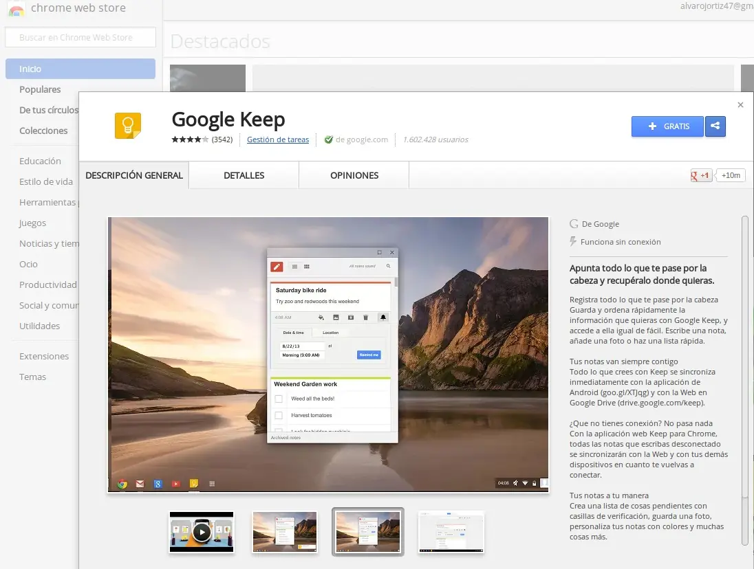 Extensiones de Chromium/Chrome en Unity