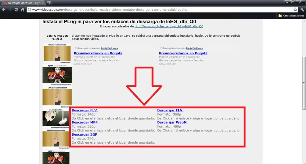 Bajar videos de YouTube (No nececitas + que tu navegador)