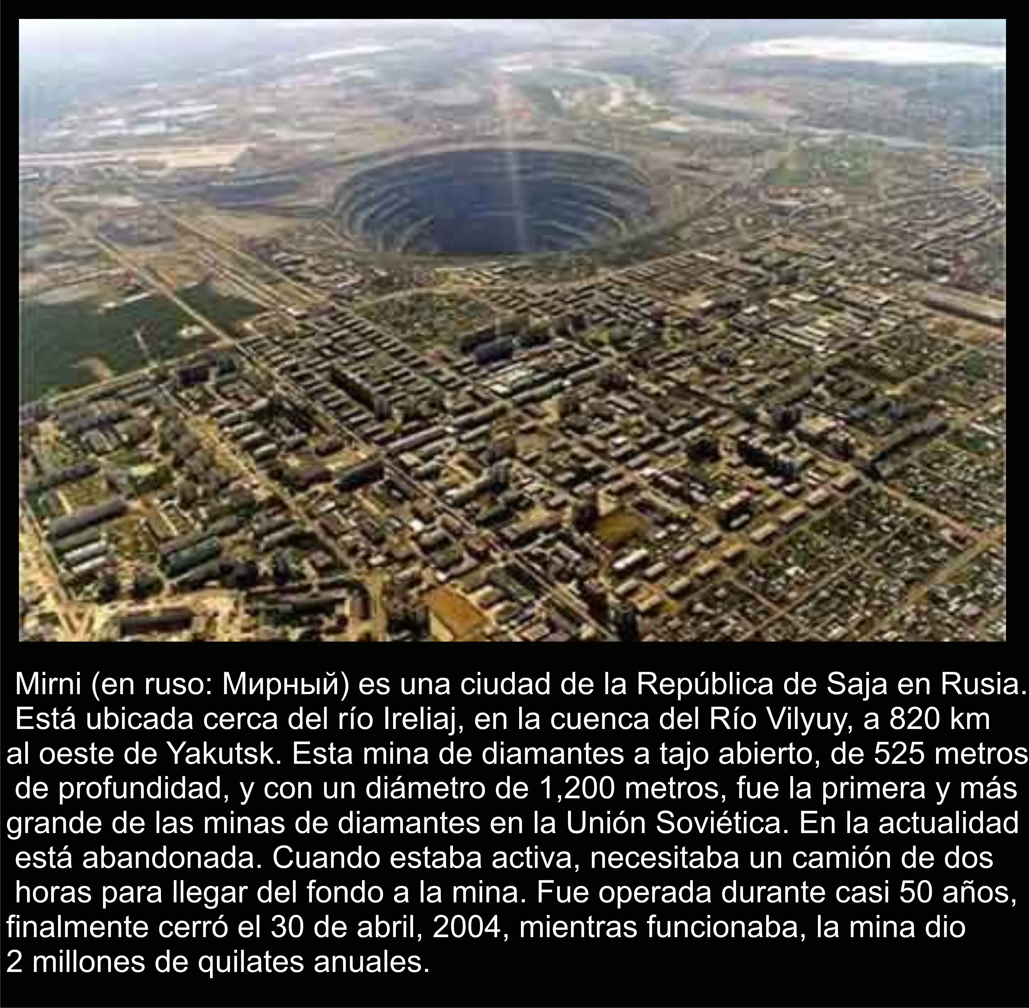 Impresionantes hoyos en la tierra