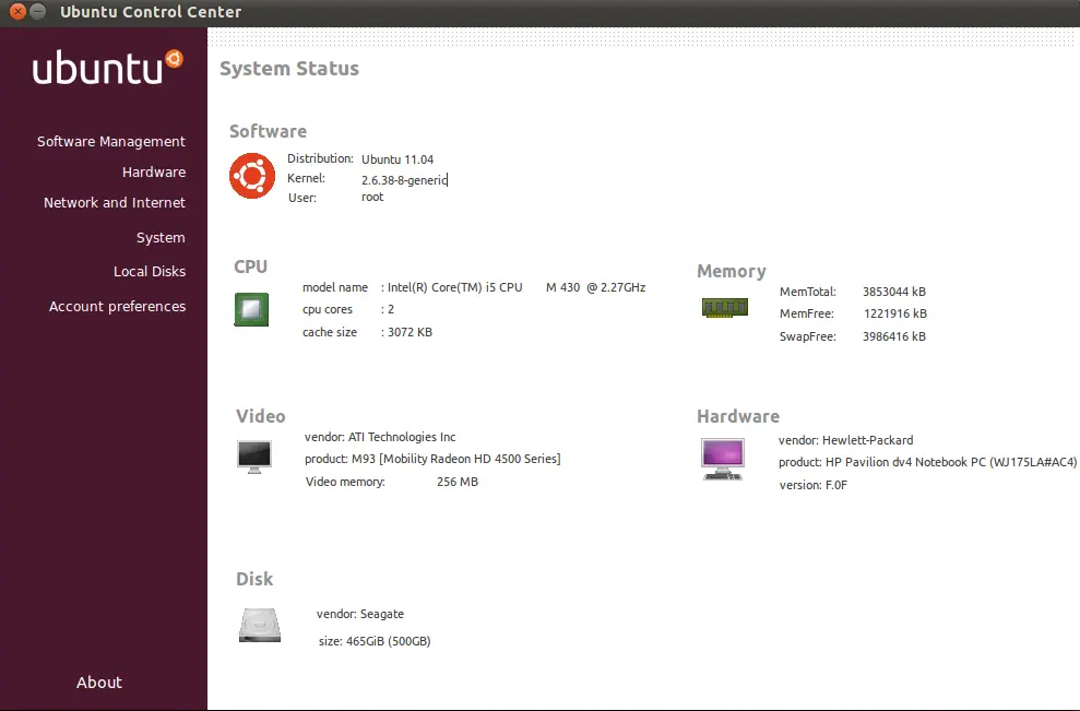 Ubuntu Control Center 0.6.1