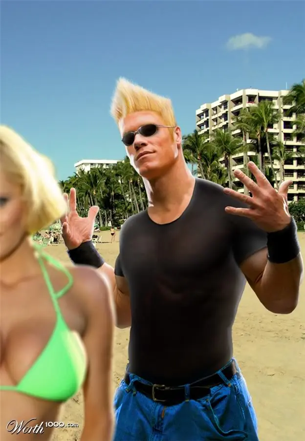 Personajes de cartoons en la realidad