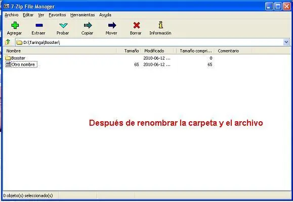 borrar folder protector