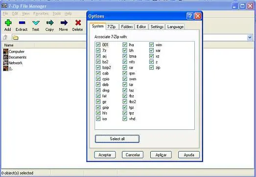 Recuperar archivos protegidos (LockDir), usando el 7-zip