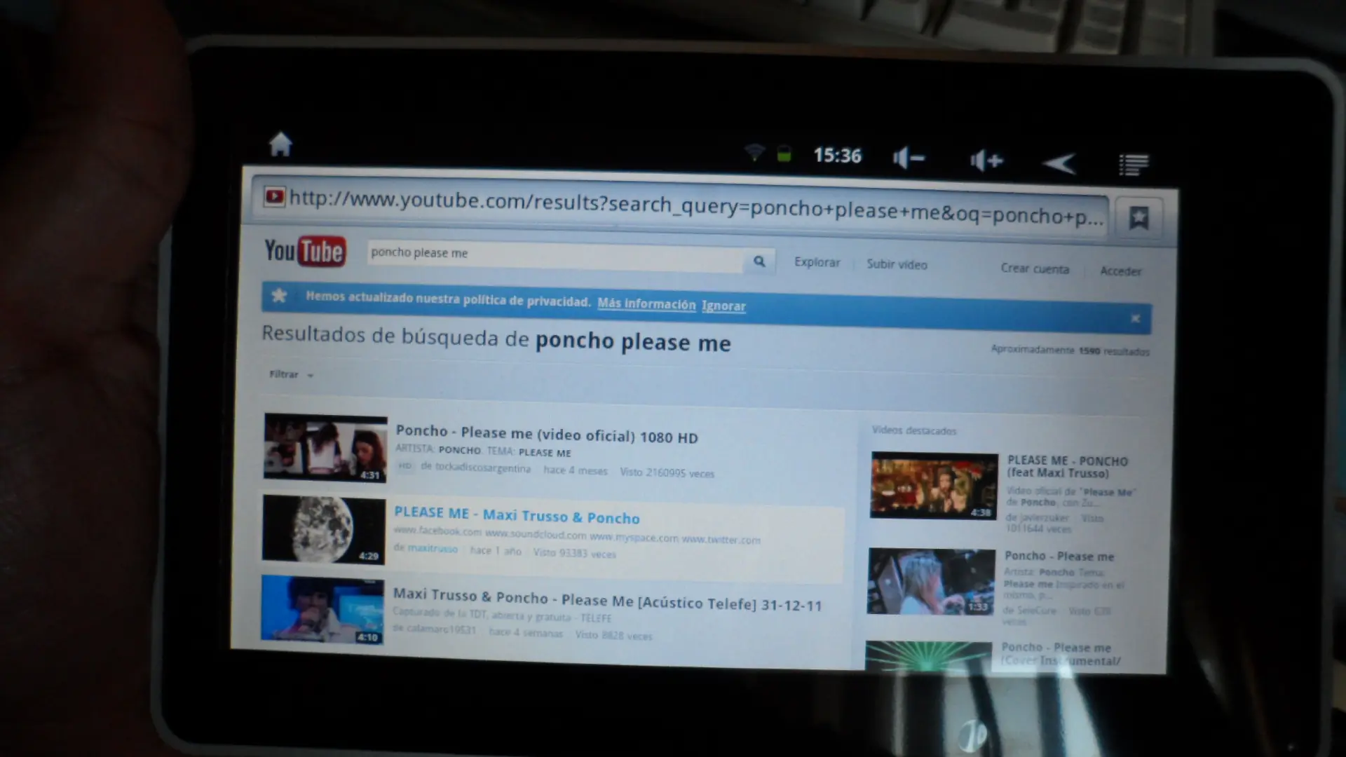Review de la Tablet Titan 7005.
