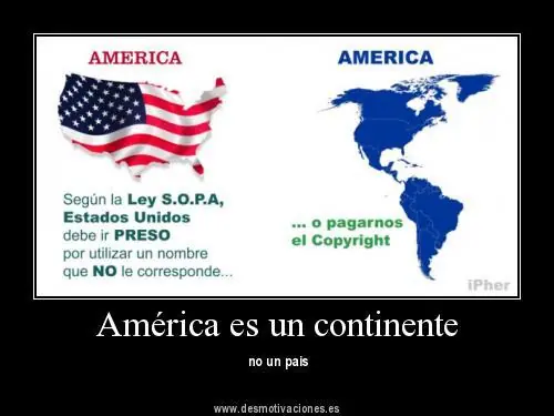 Porque USA se hace llamar America?