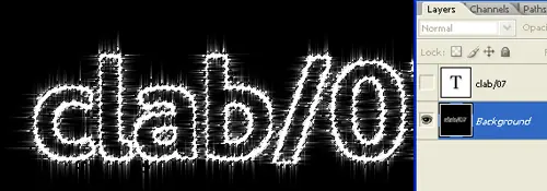 Efecto Letras Neón Photoshop CS5