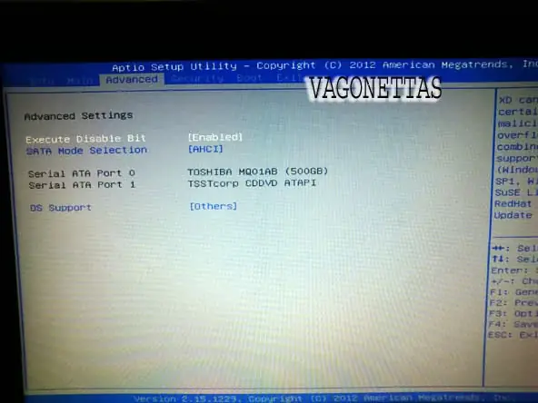 Positivo BGH C550 - Cambiar el boot del bios CD/DVD/USB ejec