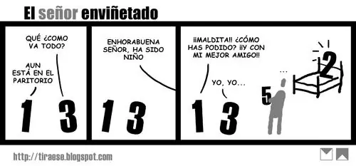 el señor enviñetado