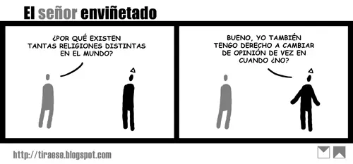 el señor enviñetado