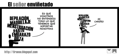 el señor enviñetado