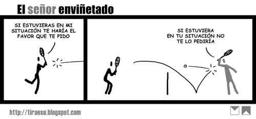 el señor enviñetado