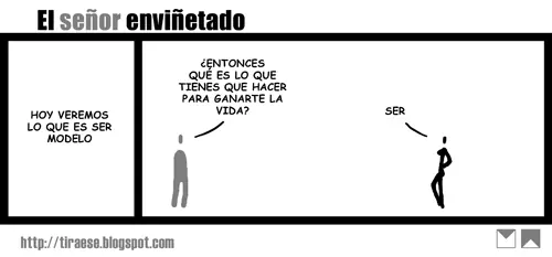 el señor enviñetado