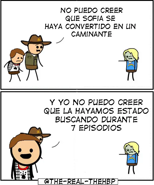Te saco una sonrisa con the walking dead