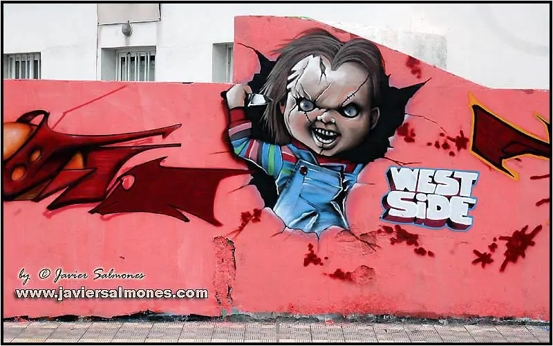 hacer graffitis.
