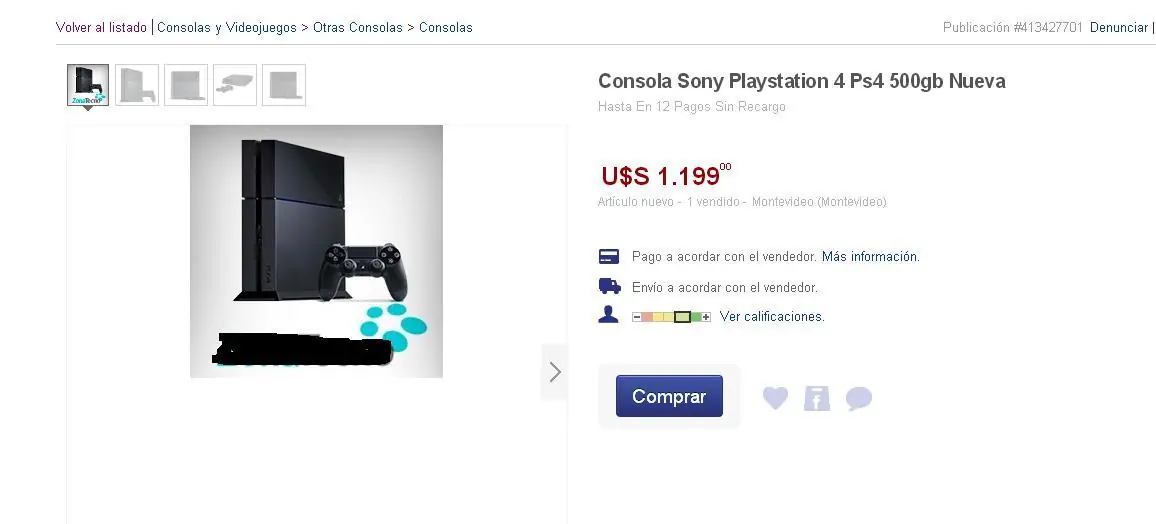 precio playstation 4