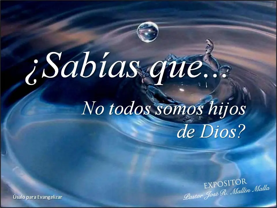 "¿Cómo puedo ser un hijo de Dios?"