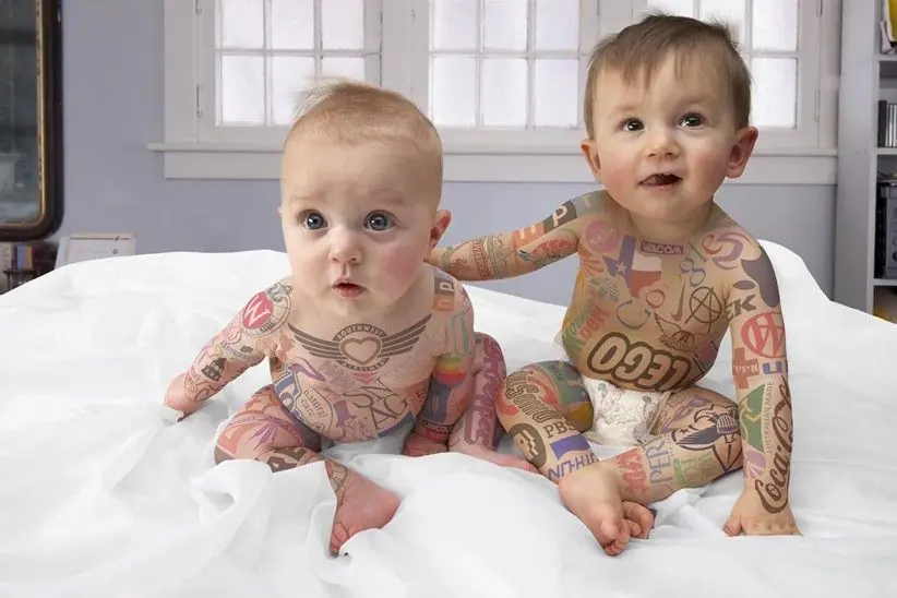 Bebes tatuados...!!!
