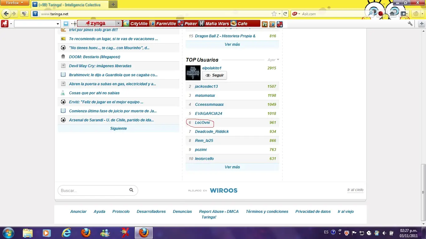 Yo fui testigo, y te lo cuento