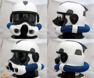 TK Helmet Project - Artistas decorando cascos StormTrooper