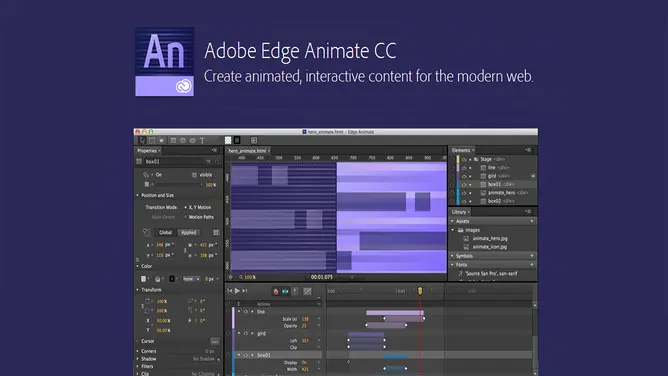 Crear animaciones en HTML5 con Adobe Edge Animate