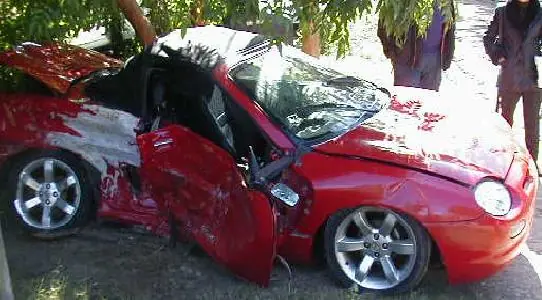 Chocaste el coche? Podría haber sido peor...